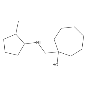 Cycloheptanol, 1-[[(2-methylcyclopentyl)amino]methyl]- Structure