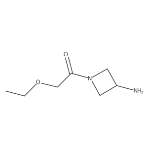1-(3-Aminoazetidin-1-yl)-2-ethoxyethan-1-one Structure