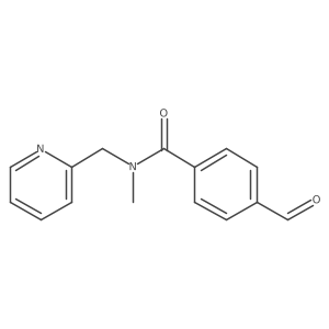 4-formyl-N-methyl-N-(pyridin-2-ylmethyl)benzamide Structure