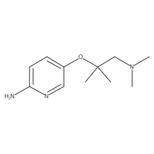 5-[1-(Dimethylamino)-2-methylpropan-2-yl]oxypyridin-2-amine结构式
