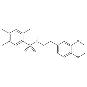 N-[2-(3,4-dimethoxyphenyl)ethyl]-2,4,5-trimethylbenzene-1-sulfonamide Structure