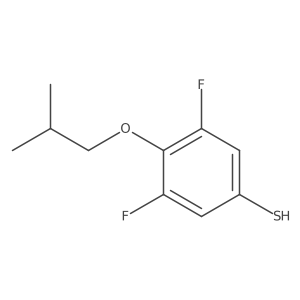 4-iso-Butoxy-3,5-difluorothiophenol结构式