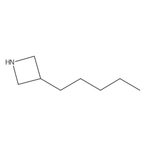 3-Pentylazetidine结构式