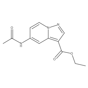 Ethyl 5-acetamidopyrazolo[1,5-a]pyridine-3-carboxylate Structure
