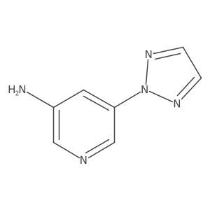 5-(2H-1,2,3-triazol-2-yl)-3-pyridinamine Structure