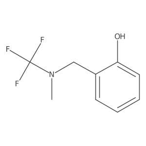2-((Methyl(trifluoromethyl)amino)methyl)phenol结构式