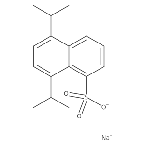 Sodium 5,8-diisopropylnaphthalene-1-sulfonate Structure