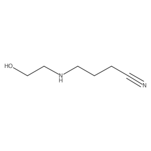 4-(2-Hydroxyethylamino)butanenitrile Structure