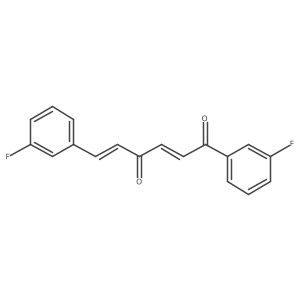 2,5-Hexadiene-1,4-dione, 1,6-bis(m-fluorophenyl)-结构式