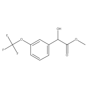 Methyl 2-hydroxy-2-[3-(trifluoromethoxy)phenyl]acetate Structure