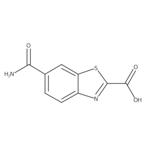 6-Carbamoylbenzo[d]thiazole-2-carboxylic acid Structure