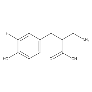 3-Amino-2-[(3-fluoro-4-hydroxyphenyl)methyl]propanoic acid Structure