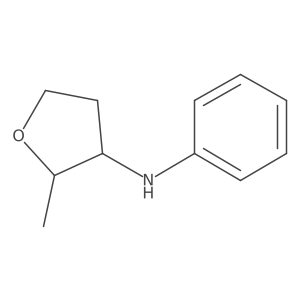 2-methyl-N-phenyloxolan-3-amine Structure