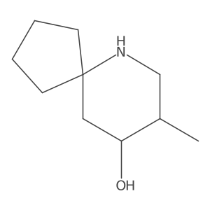 8-methyl-6-azaspiro[4.5]decan-9-ol结构式