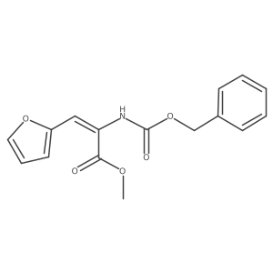 Methyl (2z)-2-{[(benzyloxy)carbonyl]amino}-3-(2-furyl)acrylate结构式