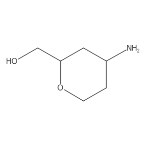 (cis-4-Aminotetrahydro-2H-pyran-2-yl)methanol结构式