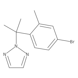 2-[1-(4-Bromo-2-methylphenyl)-1-methylethyl]-2H-1,2,3-triazole Structure