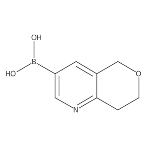 7,8-Dihydro-5H-pyrano[4,3-B]pyridine-3-boronic acid Structure