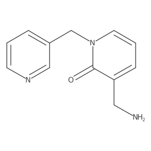 3-(Aminomethyl)-1-[(pyridin-3-yl)methyl]-1,2-dihydropyridin-2-one Structure