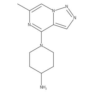 1-(6-Methyl-[1,2,3]triazolo[1,5-a]pyrazin-4-yl)piperidin-4-amine Structure