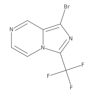 1-Bromo-3-(trifluoromethyl)imidazo[1,5-a]pyrazine Structure