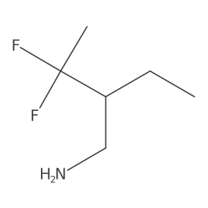 3-(Aminomethyl)-2,2-difluoropentane Structure