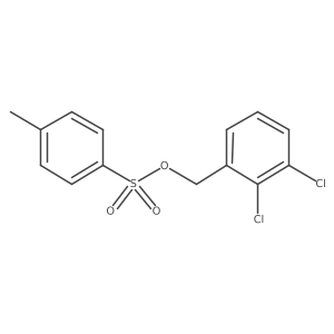 (2,3-Dichlorophenyl)methyl 4-methylbenzene-1-sulfonate结构式