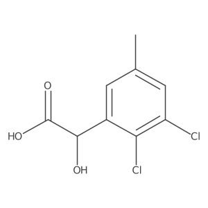2,3-Dichloro-5-methylmandelic acid Structure