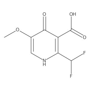 2-(Difluoromethyl)-4-hydroxy-5-methoxypyridine-3-carboxylic acid Structure
