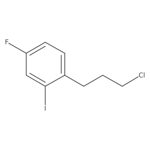 1-(3-Chloropropyl)-4-fluoro-2-iodobenzene Structure