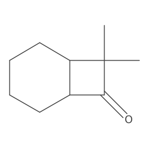 rel-(1R,6S)-8,8-dimethylbicyclo[4.2.0]octan-7-one结构式