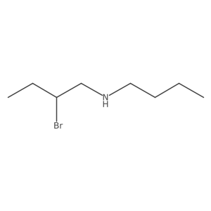 1-Butanamine, 2-bromo-N-butyl-结构式