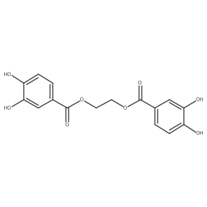2-(3,4-Dihydroxybenzoyloxy)ethyl 3,4-dihydroxybenzoate Structure