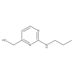 [2-(Propylamino)pyrimidin-4-yl]methanol结构式