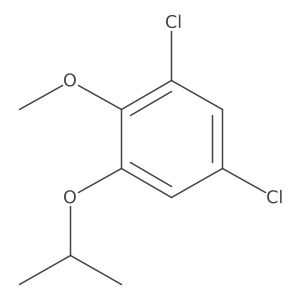 1,5-Dichloro-2-methoxy-3-(propan-2-yloxy)benzene结构式