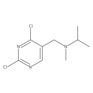 2,4-Dichloro-N-methyl-N-(1-methylethyl)-5-pyrimidinemethanamine Structure