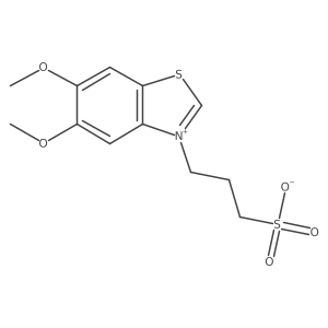 Benzothiazolium, 5,6-dimethoxy-3-(3-sulfopropyl)-, inner salt结构式