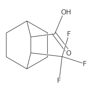 (2S,3S)-3-(trifluoromethyl)bicyclo[2.2.2]octane-2-carboxylic acid Structure