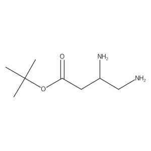 Tert-butyl 3,4-diaminobutanoate Structure