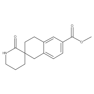 Methyl (S)-2'-oxo-3,4-dihydro-1H-spiro[naphthalene-2,3'-piperidine]-6-carboxylate Structure