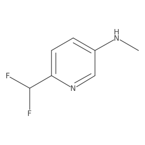 6-(Difluoromethyl)-N-methylpyridin-3-amine Structure