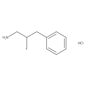 2-Fluoro-3-phenylpropan-1-amine hydrochloride Structure