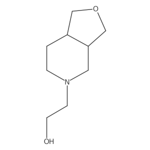 2-(3,3a,4,6,7,7a-hexahydro-1H-furo[3,4-c]pyridin-5-yl)ethanol结构式