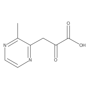 3-(3-Methylpyrazin-2-yl)-2-oxopropanoic acid Structure