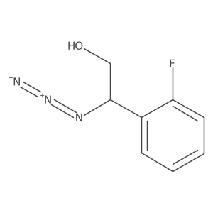(2R)-2-azido-2-(2-fluorophenyl)ethan-1-ol Structure
