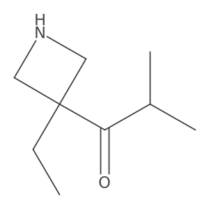 1-(3-Ethylazetidin-3-yl)-2-methylpropan-1-one Structure