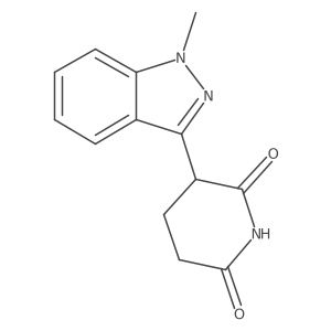 3-(1-methyl-1H-indazol-3-yl)-2,6-Piperidinedione Structure
