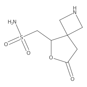 {7-Oxo-6-oxa-2-azaspiro[3.4]octan-5-yl}methanesulfonamide结构式