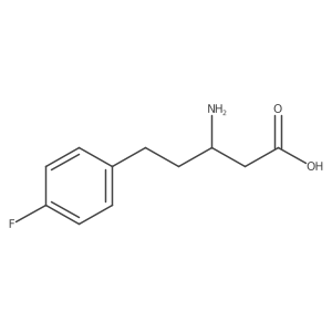 3-Amino-5-(4-fluorophenyl)pentanoic acid Structure