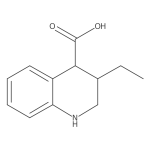 3-Ethyl-1,2,3,4-tetrahydroquinoline-4-carboxylic acid结构式
